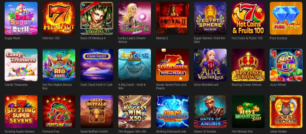 Népszerű online nyerőgépek a GGbet kaszinóban, Sugar Rush, Hell Hot, Joker Stoker, Gates of Anubis