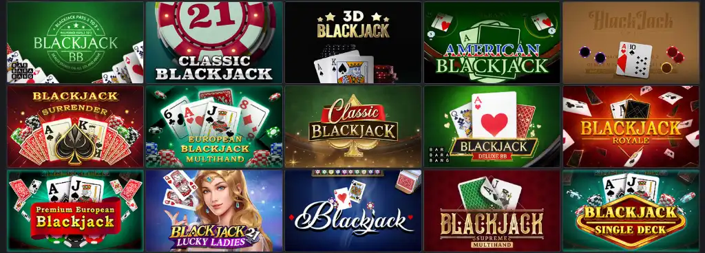 Széles blackjack játék kínálat a BetLabel online kaszinóban, különféle variációkkal és tétlimitekkel.
