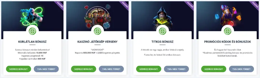 20Bet kaszinó bónusz ajánlatok, befizetési bónuszok, ingyen pörgetések és exkluzív promóciók