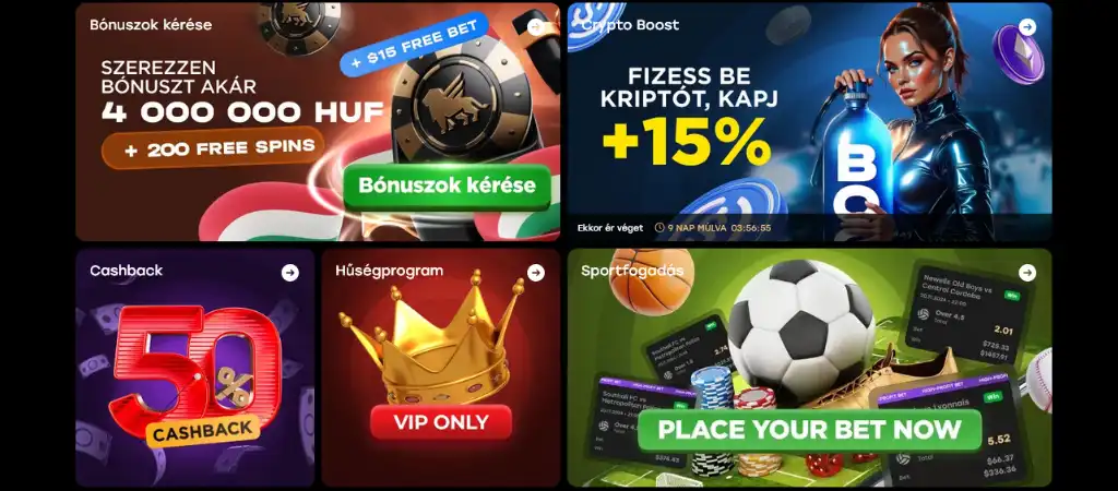 Fairspin online kaszinó bónuszajánlatok, cashback, hűségprogram és sportfogadási lehetőségek
