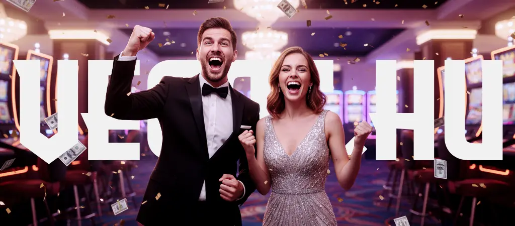 vegas.hu online kaszin&oacute; kifizet&eacute;sek bemutat&aacute;sa, nyerem&eacute;nyt &uuml;nneplő j&aacute;t&eacute;kosok kaszin&oacute; k&ouml;rnyezetben