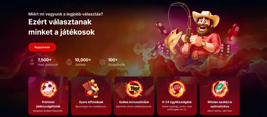 Yep Casino online kaszinó Magyarországon, bónuszok, gyors kifizetések és prémium játékélmény magyar játékosoknak