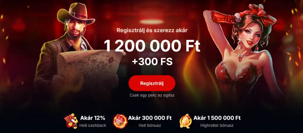 Yep Casino regisztrációs üdvözlő bónusz, akár 1200000 Ft és 300 ingyenes pörgetés magyar játékosoknak