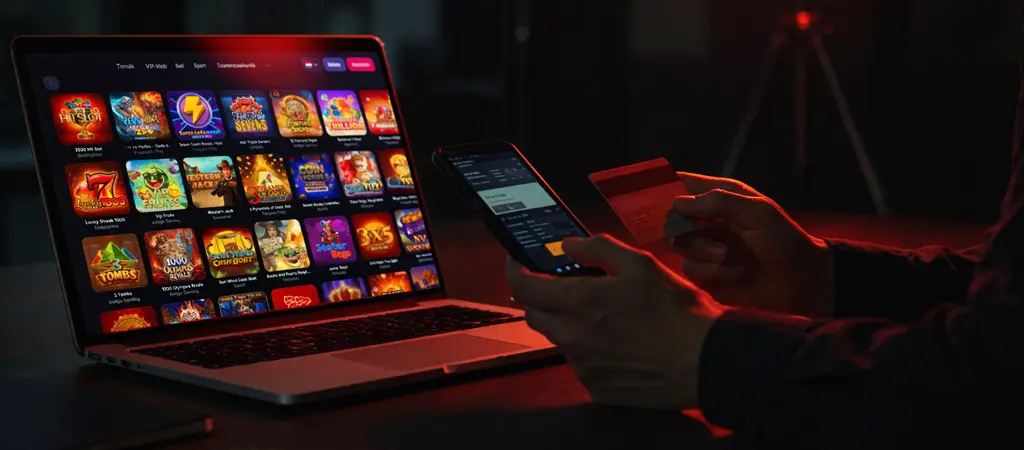 Online kaszin&oacute; fizet&eacute;s laptopon bankk&aacute;rty&aacute;val &eacute;s mobiltelefonnal, a digit&aacute;lis fizet&eacute;si m&oacute;dok bemutat&aacute;sa