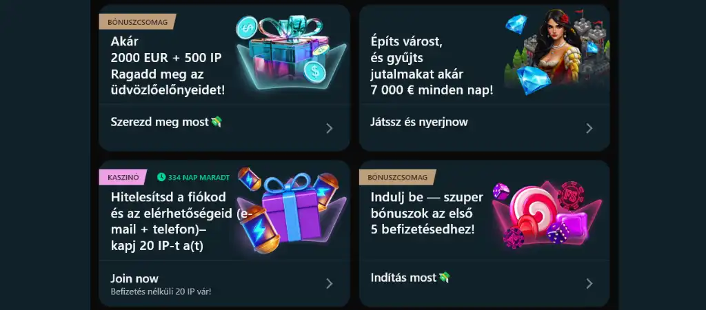 Royal Sea online kaszin&oacute; b&oacute;nusz aj&aacute;nlatai magyar j&aacute;t&eacute;kosok sz&aacute;m&aacute;ra prom&oacute;ci&oacute;s csomagokkal