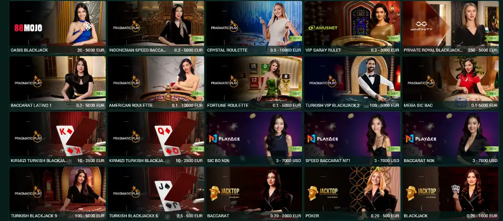 SpinBetter &eacute;lő kaszin&oacute; j&aacute;t&eacute;kok, blackjack &eacute;s rulett &eacute;lő oszt&oacute;kkal online