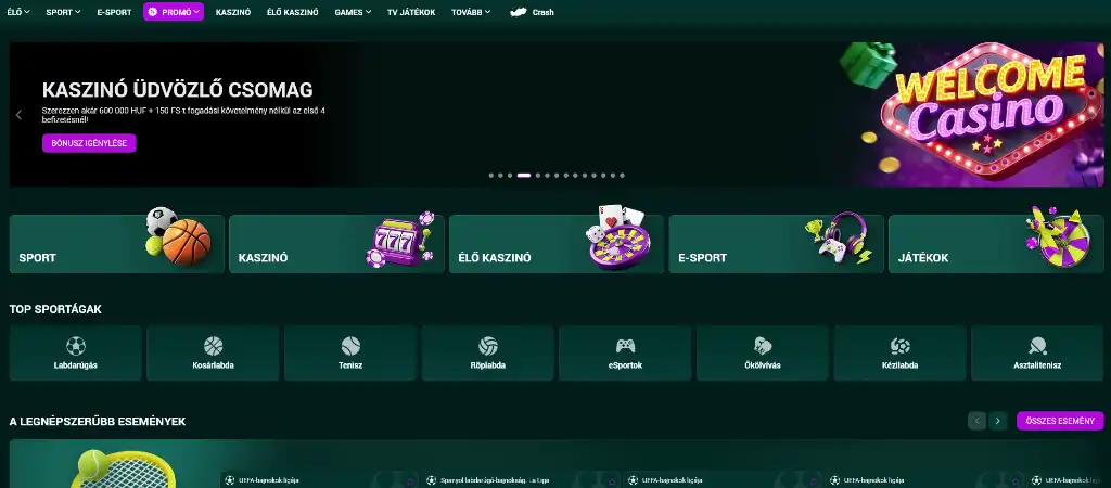 SpinBetter online kaszin&oacute; fel&uuml;let magyar j&aacute;t&eacute;kosoknak