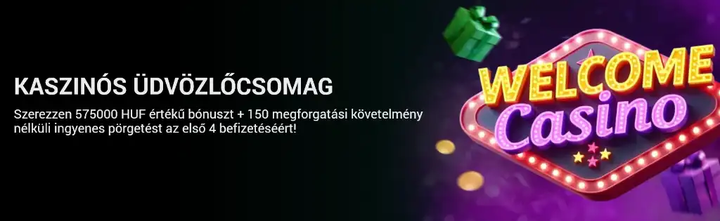 SpinBetter kaszin&oacute; &uuml;dv&ouml;zlő b&oacute;nusz magyar j&aacute;t&eacute;kosoknak, 150 ingyen p&ouml;rget&eacute;s &eacute;s 575 000 Ft befizet&eacute;si b&oacute;nusz