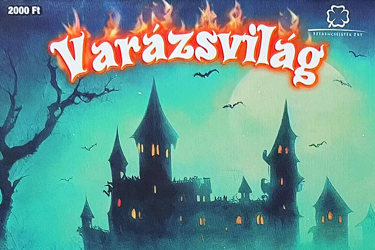 Var&aacute;zsvil&aacute;g hagyom&aacute;nyos kapar&oacute;s sorsjegy Magyarorsz&aacute;gon, kast&eacute;lyos fantasy t&eacute;m&aacute;j&uacute; grafik&aacute;val