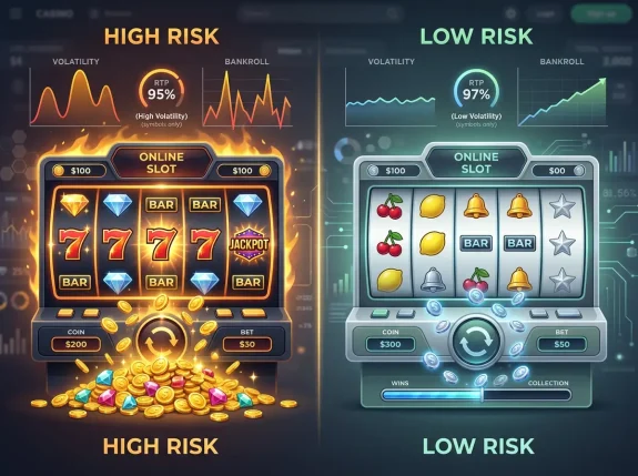 Strat&eacute;gi&aacute;k nyerőg&eacute;p-j&aacute;t&eacute;kosoknak: magas &eacute;s alacsony kock&aacute;zat