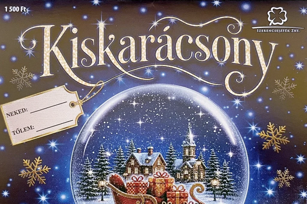 Kiskarácsony sorsjegy 2026 borítója